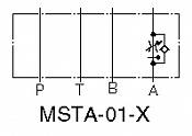 Temperature Compensated Throttle and Check Modular Valves MSTA-01, MSTB-01, MSTW-01
