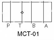 Jednosměrný ventil MCP-01,MCT-01
