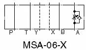 Throttle and Check Modular Valves MSW-06, MSA-06, MSB-06