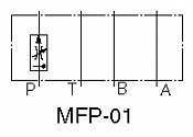 Pressure and Temperature Compensated Flow Control (and Check) Modular Valves MFP-01, MFA-01,MFB-01,MFW-01