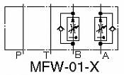Pressure and Temperature Compensated Flow Control (and Check) Modular Valves MFP-01, MFA-01,MFB-01,MFW-01