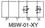 Throttle and Check Modular Valves MSA-01,MSB-01, MSW-01